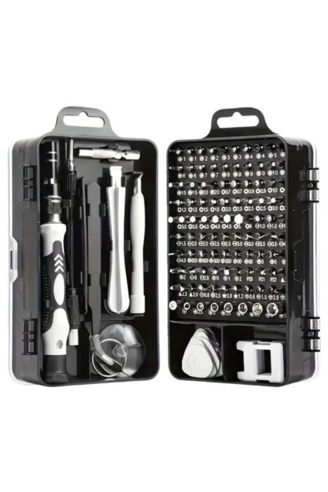 DepoMega 115 Parça Bilgisayar Gözlük Saat Telefon Tamir Tornavida Seti Kutulu