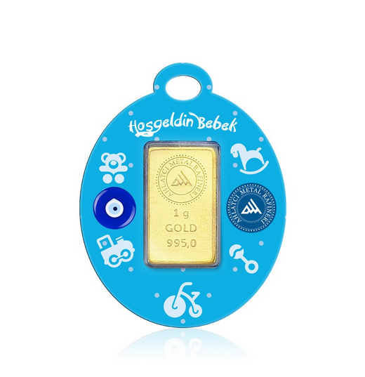 24 Ayar 1 Gram Erkek Bebek Altın