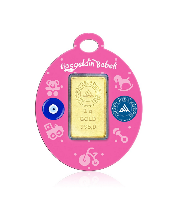 Ahlatcı gram 24 Ayar 1g Kız Bebek Altın