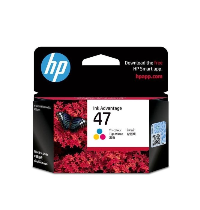 HP 47 6Zd21Ae 6Zd61Ae Siyah ve Renkli 2 li Paket 4800
