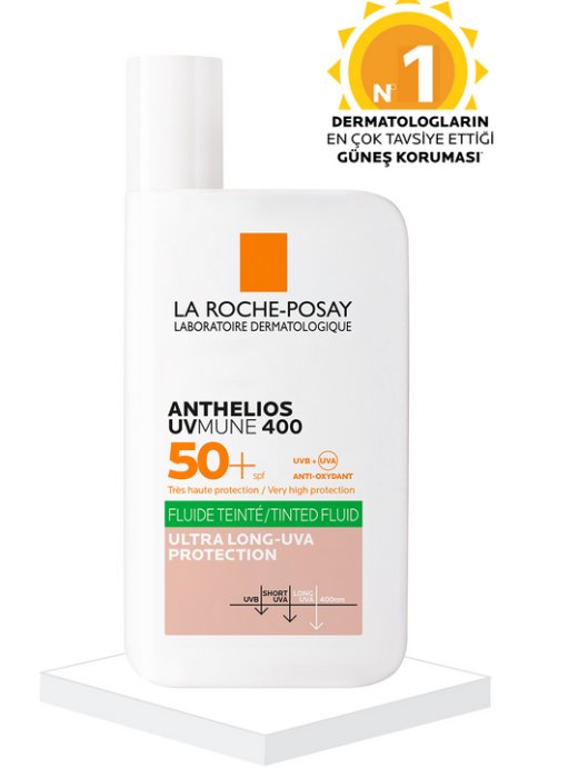 La Roche-Posay Antheli̇os Uvmune 400 Spf 50+ Oil Control Tinted Fluid 50 Ml