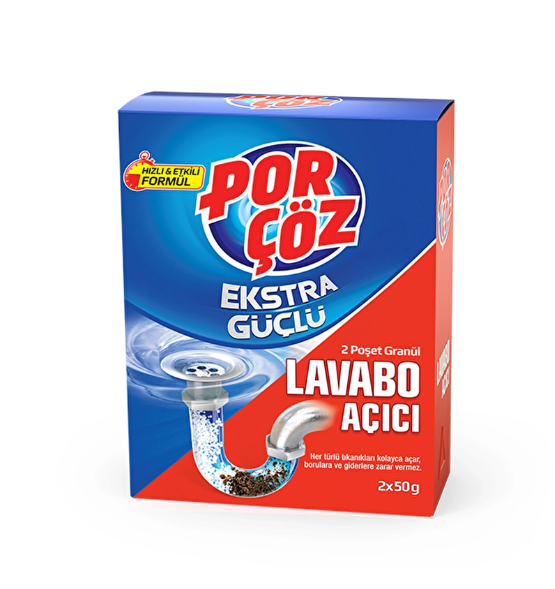 Porçöz Lavabo Açıcı Granül 100 gr