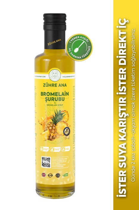 Zühre Ana Bromelain Ananas İçeren Detox Şurubu