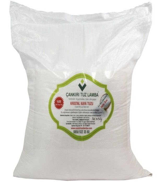 Toptan Çuval Çankırı Tuzu Sofra 15 Kg