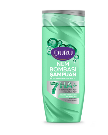 Duru Nem Bombası Arındırıcı ve Hacim Veren Şampuan 400 ml