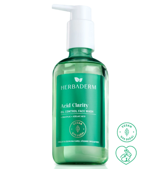 Herbaderm Acid Clarity Yüz Temizleme Jeli 250 ml