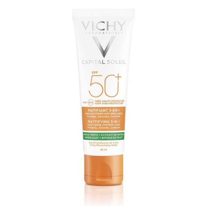 Vichy Capital Soleil Spf 50+ Matlaştırıcı Yüz Güneş Kremi 50 Ml