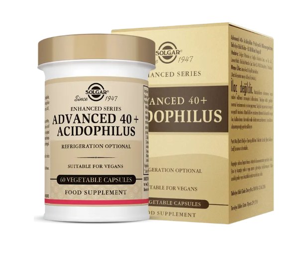 Solgar Advanced 40+ Acidophilus 60 Kapsül