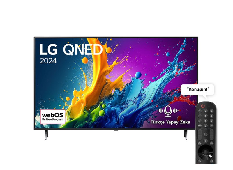 LG 65QNED80T6A 4K UHD 165 Ekran Webos Smart QNED TV