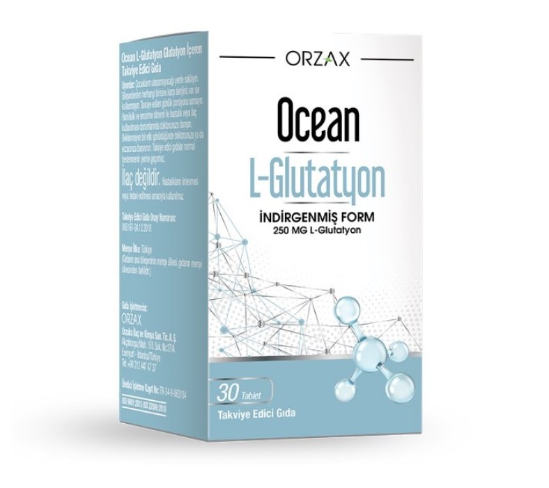 Ocean L-Glutatyon 250 Mg 30 Tablet