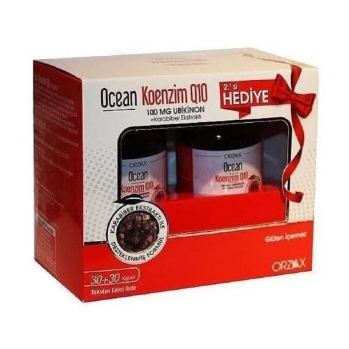 Ocean Koenzim Q10 100 Mg 2 Li Paket 30 Kapsül