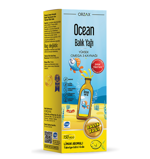 Ocean Omega 3 Limon Aromalı 150 Ml Şurup
