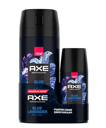 Axe Blue Lavender Erkek Deodorant Sprey 150 ml + Roll On 50 ml