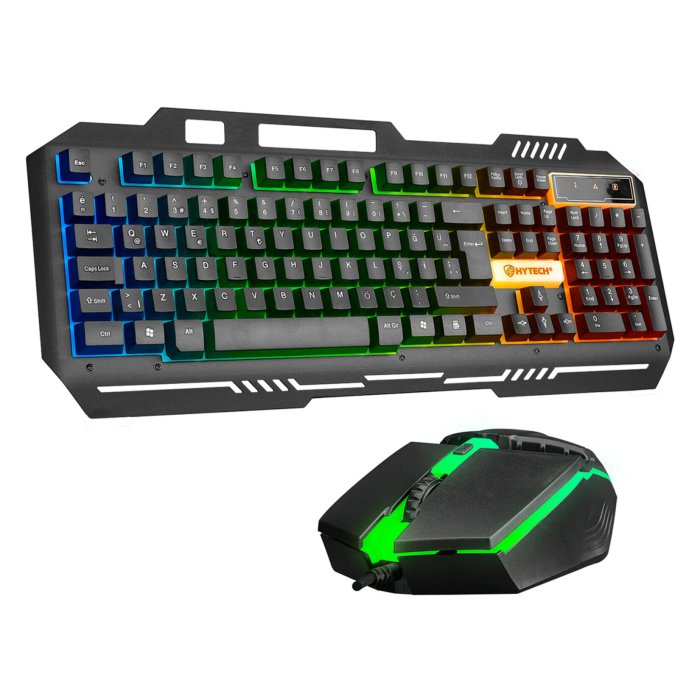 Hytech HKM-X86 Quin Siyah Usb Oyuncu Klavye + Mouse