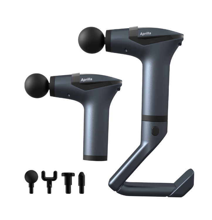 Aprilla Şarjlı 4 Başlıklı Sporcu Masaj Aleti AFM-2898 (Darbeli Titreşim)