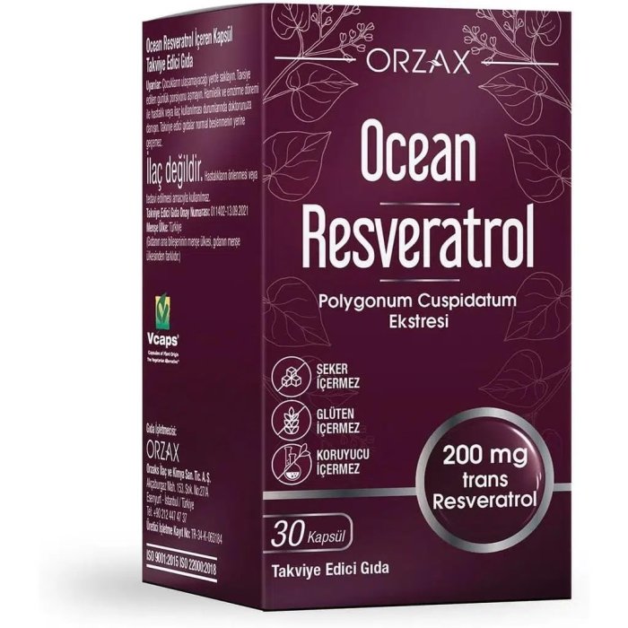 Ocean Resveratrol 200 Mg 30 Kapsül