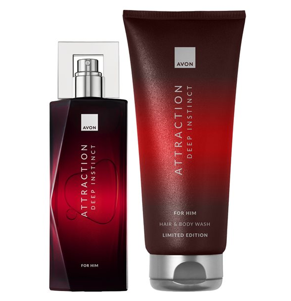 Attraction Deep Instinct EDT 75ml Erkek Parfüm Hediye Seti