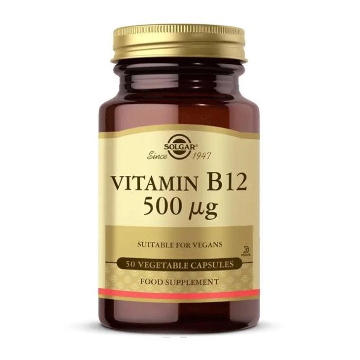 Solgar Vitamin B12 500 Mcg 50 Kapsül