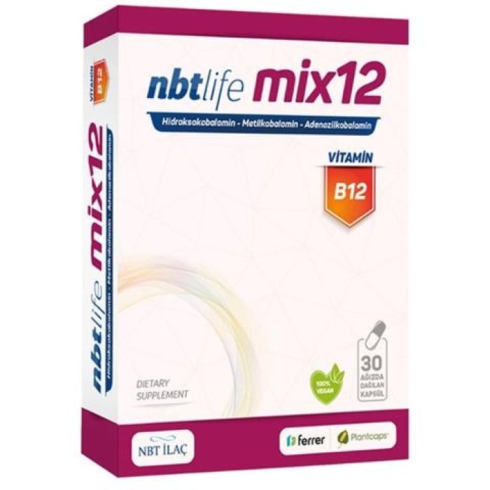 Nbt Life Mix12 Vitamin B12 30 Kapsül