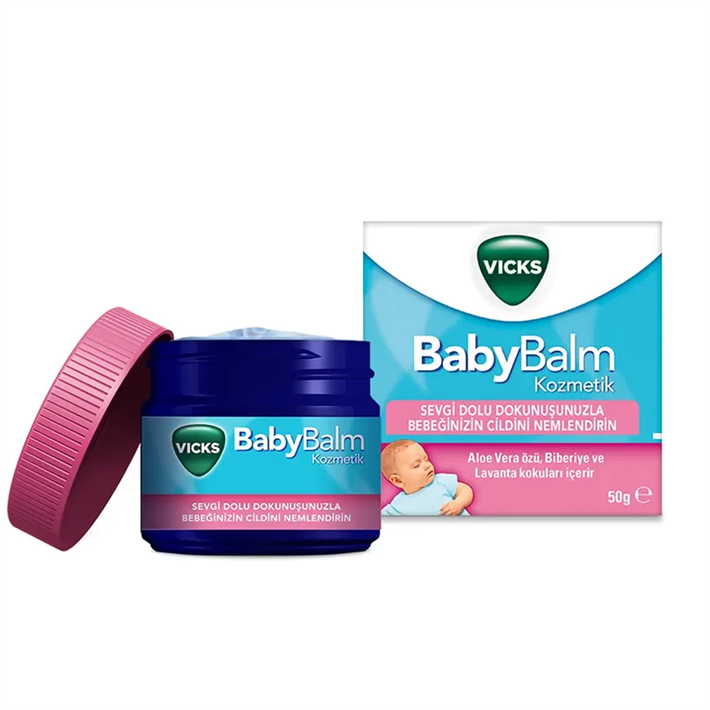Vicks Baby Balm Bebekler İçin Nemlendirici 50 Gr