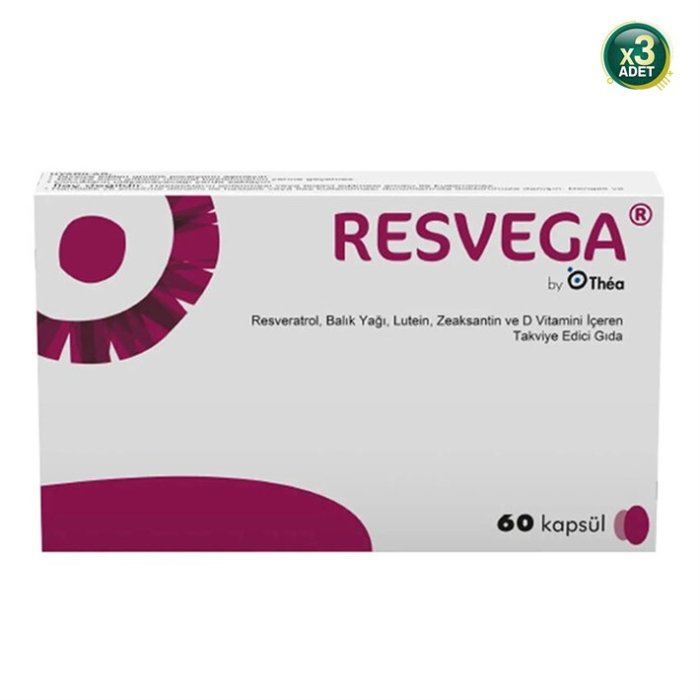 Resvega 60 Kapsül 3'Lü