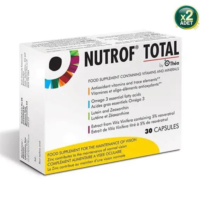 Nutrof Total 30 Kapsül 2'Li