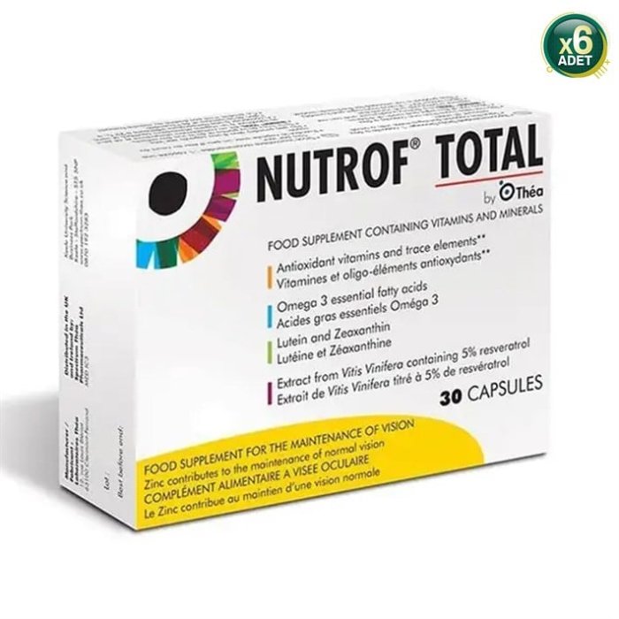 Nutrof Total 30 Kapsül 6 Adet