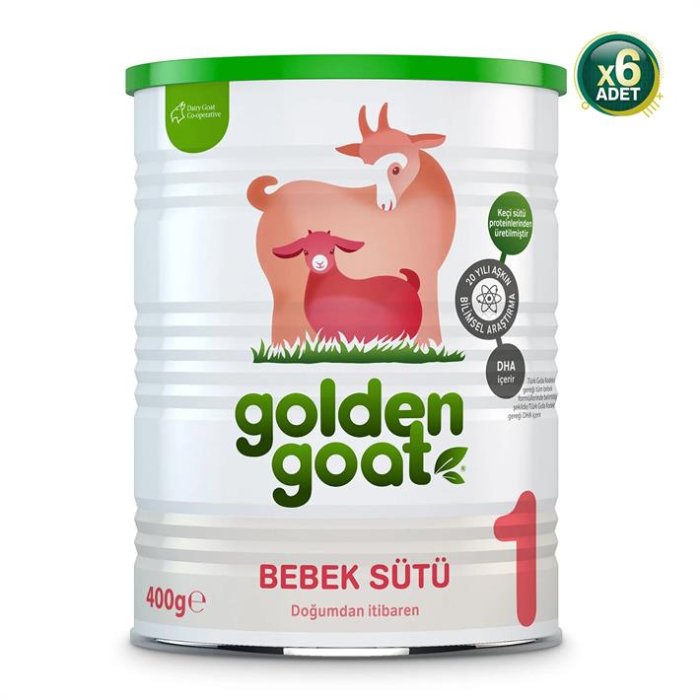 Golden Goat 1 Bebek Sütü 0-6 Ay 400 Gr 6 Adet