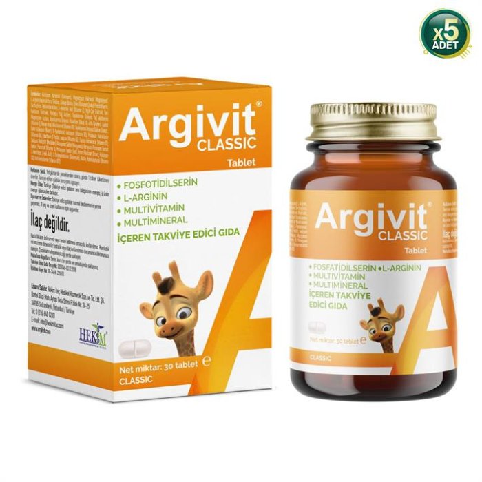 Argivit Classic 30 Tablet 5 Adet