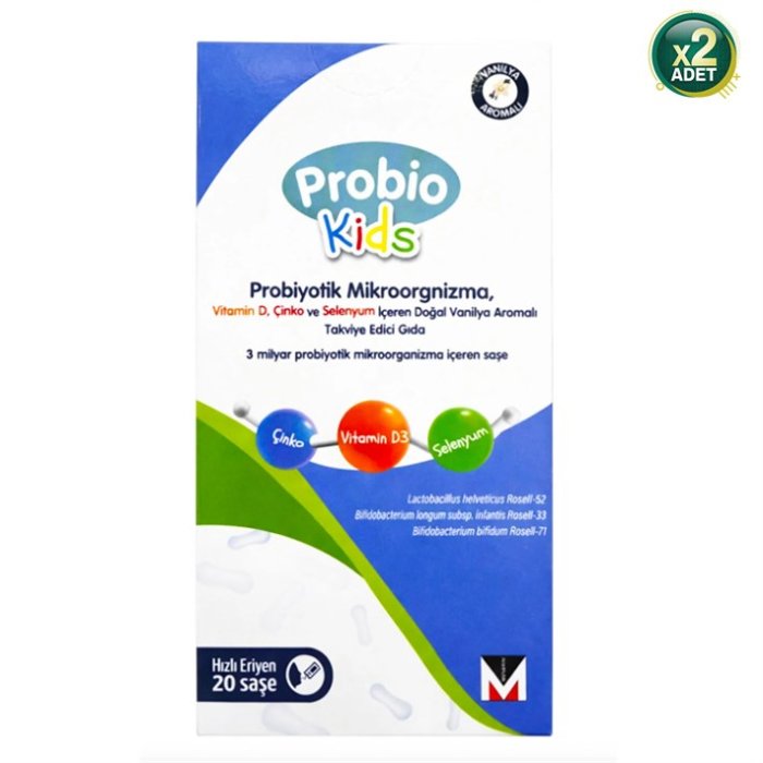 Menarini Probio Kids Hızlı Eriyen 20 Şase (2 Adet)