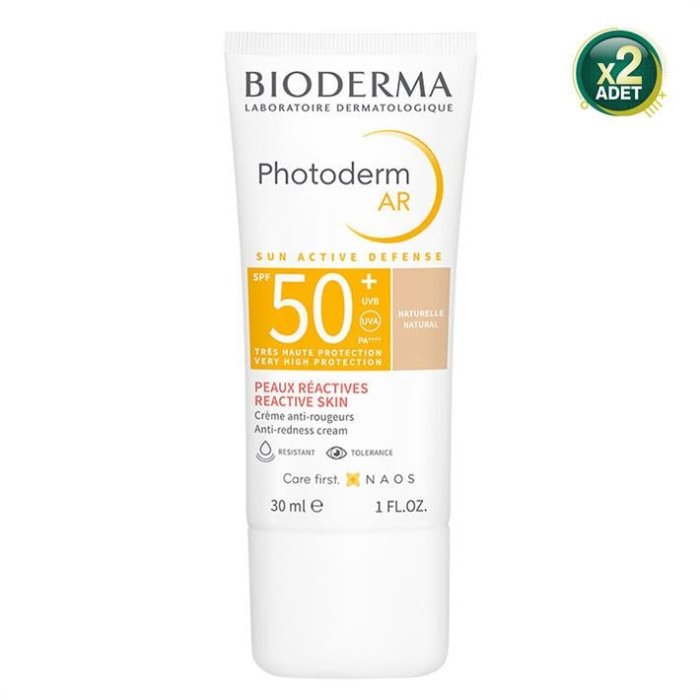 Bioderma Photoderm AR 30 Ml 50 Faktör Renkli Güneş Kremi 2 Adet