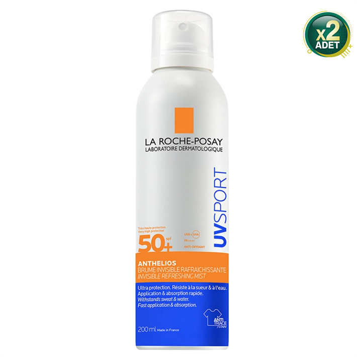 La Roche Posay Anthelios Uv Air Sport Sprey SPF50+ 200 Ml 2 Adet