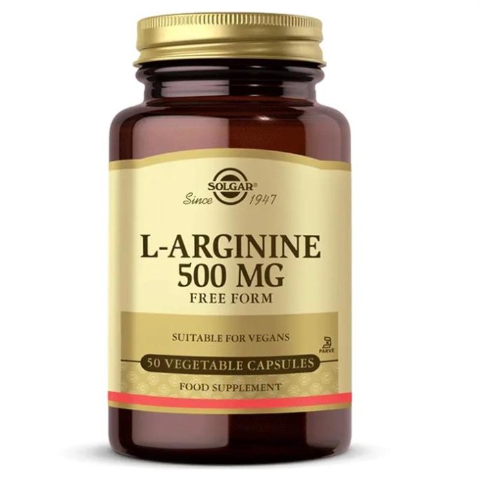 Solgar L-Arginine 500 Mg 50 Kapsül