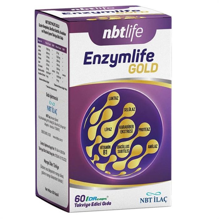 NBT Life Enzymlife Gold 60 Adet