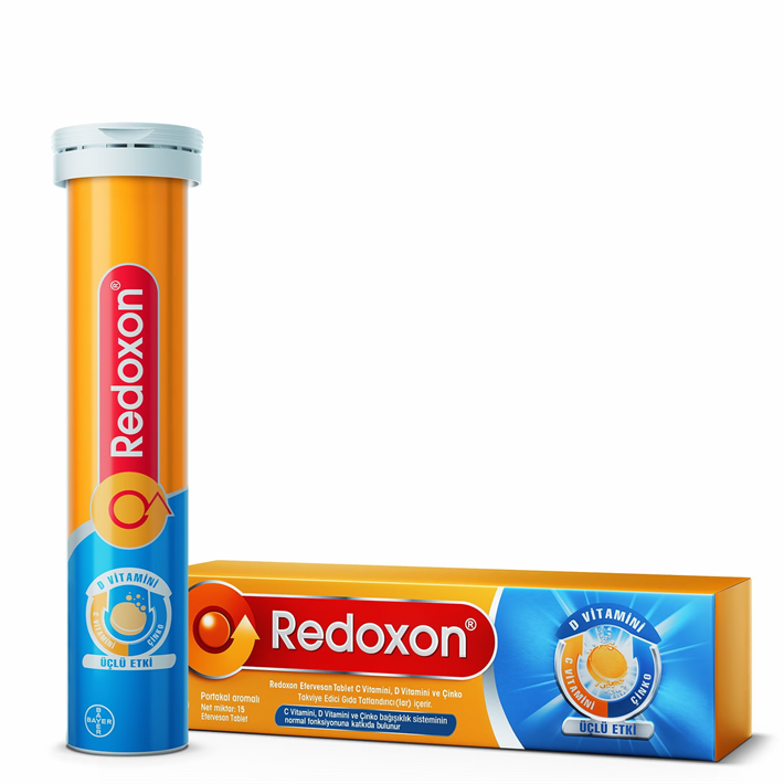 Redoxon Üçlü Etki 15 Efervesan Tablet