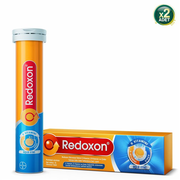 Redoxon Üçlü Etki 15 Efervesan Tablet 2'Li