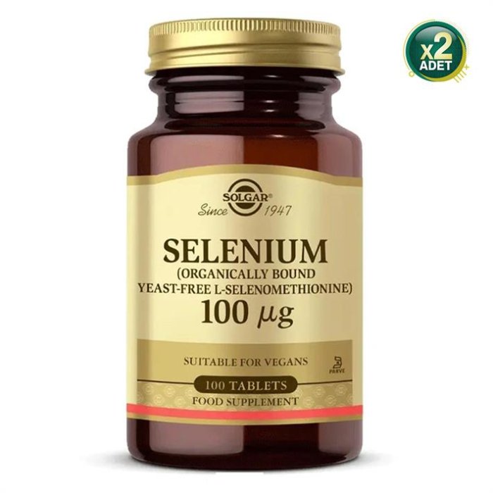 Solgar Selenium 100 Mcg 100 Tablet 2 Adet