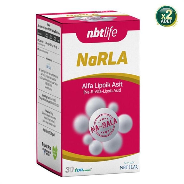 Nbt Life Narla Alfa Lipoik Asit Takviye Edici Gıda 30 Kapsül 2 Adet