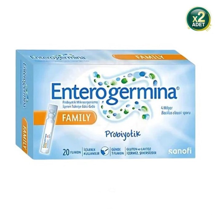 Enterogermina Famıly 5 Ml X 20 Flakon Probiyotik 2 Adet