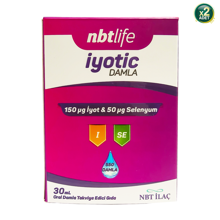 Nbt Life İyotic Damla Takviye Edici Gıda 30 Ml 2 Adet