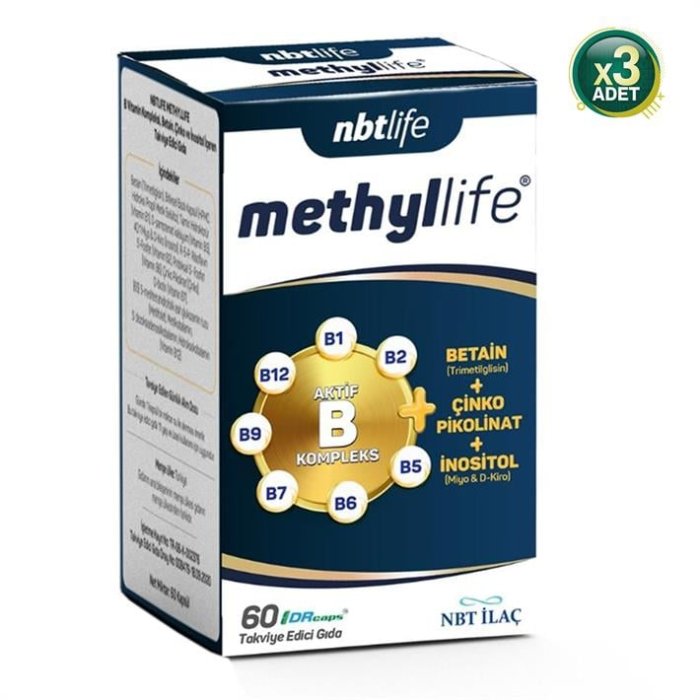 Nbt Life Methyllife 60 Kapsül 3 Adet