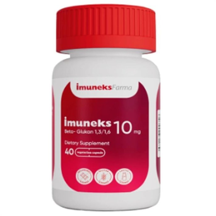 Imuneks Beta Glukan 10 Mg 40 Kapsül