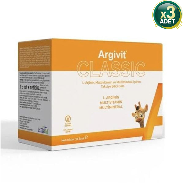 Argivit Classic 30 Saşe - 3 Adet (90 Saşe)