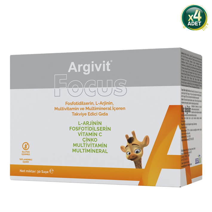 Argivit Focus 30 Saşe 4 Adet