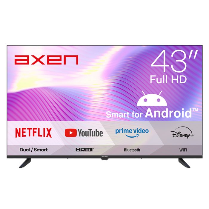 Axen AX43FPRL-A14S 43" FHD Smart Android Led Tv