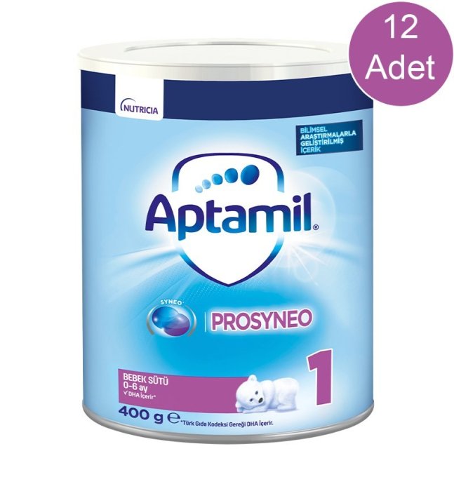 Aptamil Prosyneo 1 Numara Bebek Devam Sütü 400 Gr 12 Adet