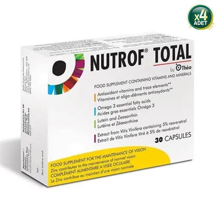 Nutrof Total 30 Kapsül 4 Adet