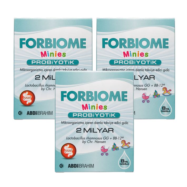 Forbiome Minies Probiyotik Damla 8 Ml 3 Adet