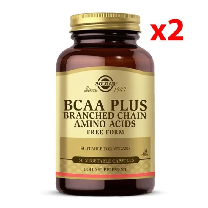 Solgar BCAA Plus 50 Kapsül 2 Adet