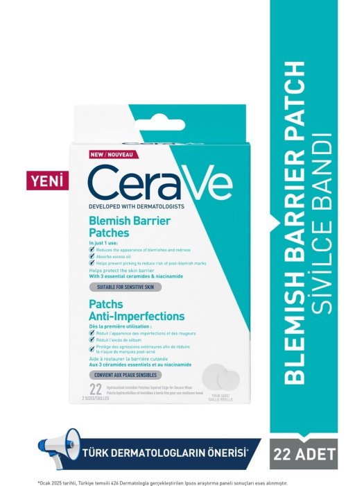 Cerave Blemish Barrier Patch Sivilce Bandı